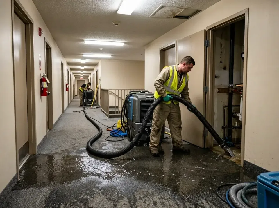 multi-unit-apartment-hallway-f-005 — frequently asked questions, Emergency Burst Pipe Water Extraction & Removal in Lenexa,…